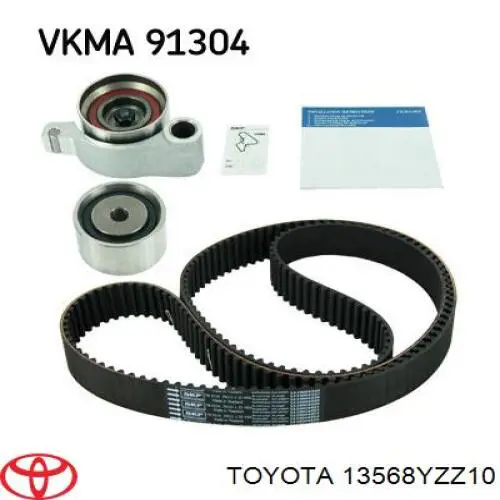 Pasek rozrządu Toyota 13568YZZ10 cena, od 61,15 USD