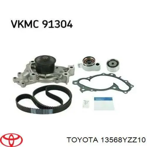 Do koszyka 13568YZZ10 Toyota Pasek rozrządu