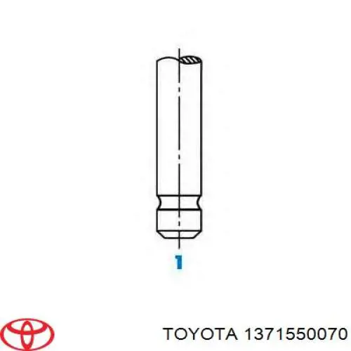 Zawór wydechowy Toyota 1371550070 cena, od 13,87 USD