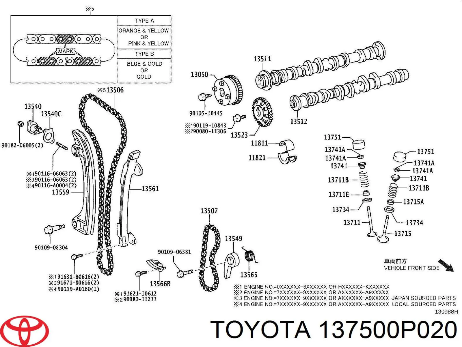 Kompensator hydrauliczny (popychacz hydrauliczny), popychacz zaworu do Toyota Camry VII V50