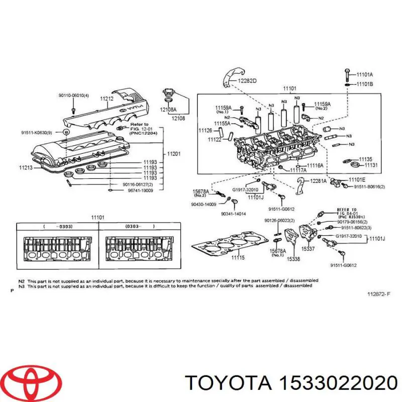 Zawór regulacji ciśnienia oleju Toyota Matrix 