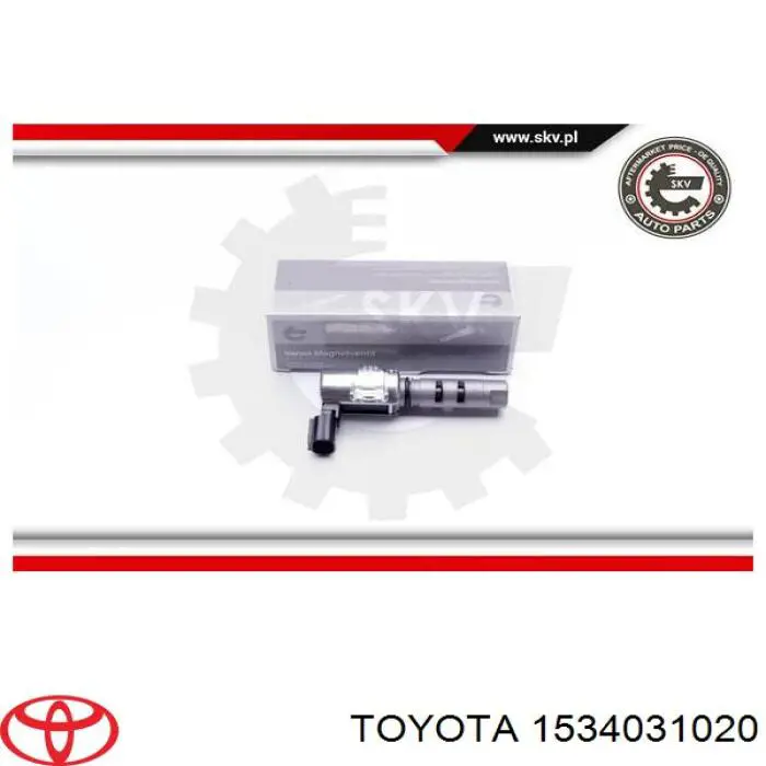Zawór elektromagnetyczny położenia (faz) wałka rozrządu lewy Toyota 1534031020 cena, od 46,18 USD