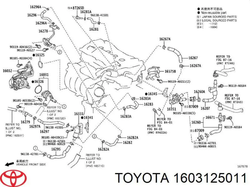 Termostat Toyota 1603125011 cena, od 46,78 USD
