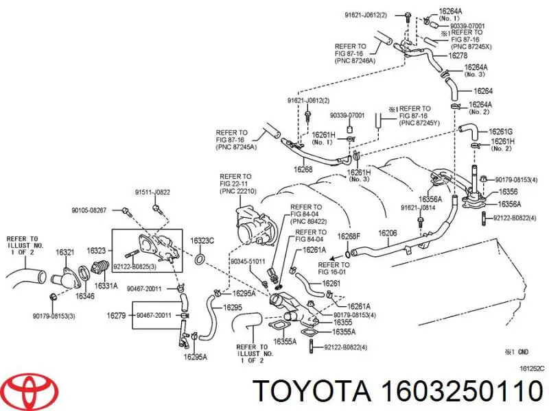 Obudowa termostatu Lexus GS sedana (JZS160) (1997 - 2005) cena, od 133,11 USD