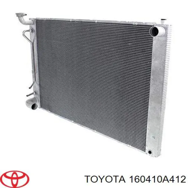 Chłodnica silnika Toyota 160410A412 cena, od 142,50 USD