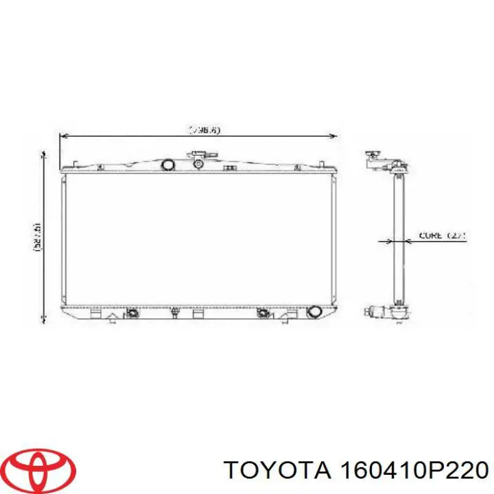 Chłodnica silnika Lexus RX 270/350/450H SUV (AGL10, GGL15, GYL15) (2008 - 2015) cena, od 103,02 USD