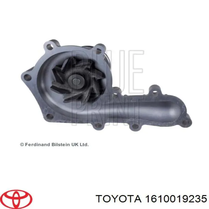 Pompa chłodząca wodna 1610019235 Toyota