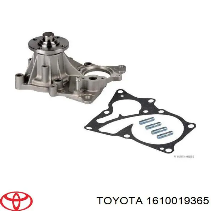 1610019365 Toyota Pompa chłodząca wodna