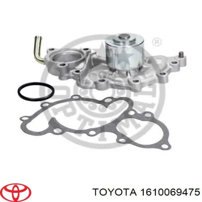 Do koszyka 1610069475 Toyota Pompa chłodząca wodna
