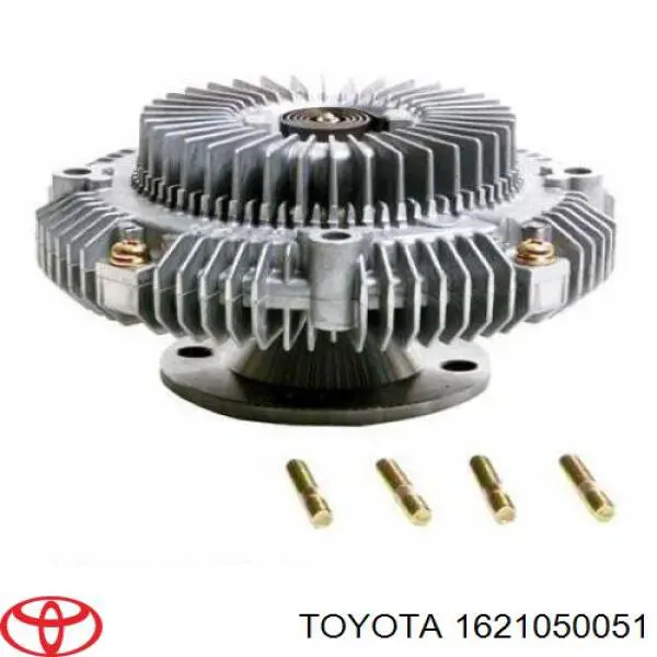 Do koszyka 1621050051 Toyota Sprzęgło wiskotyczne wentylatora chłodzenia