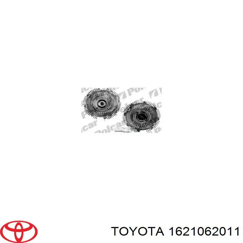 Sprzęgło wiskotyczne wentylatora chłodzenia Toyota 1621062011 cena, od 95,70 USD