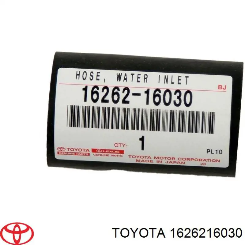 Przerwód (króciec) pompy wodnej tłoczny Toyota 1626216030 cena, od 13,15 USD