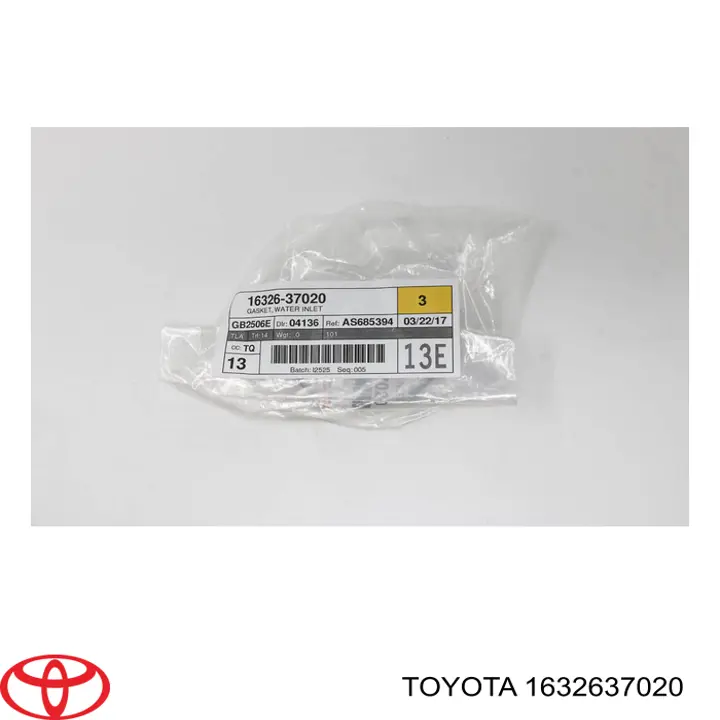 1632637020 Toyota Uszczelka termostatu