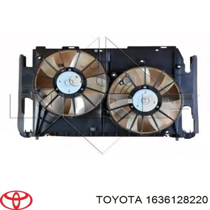 1636128220 Toyota Wentylator (wirnik) chłodnicy lewy