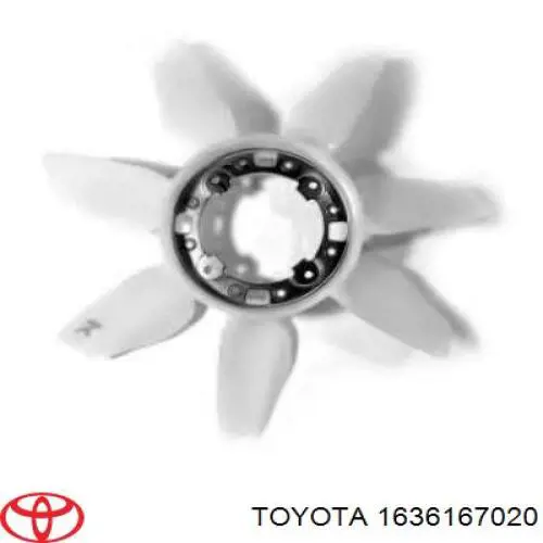 1636167020 Toyota Wentylator (wirnik) chłodnicy