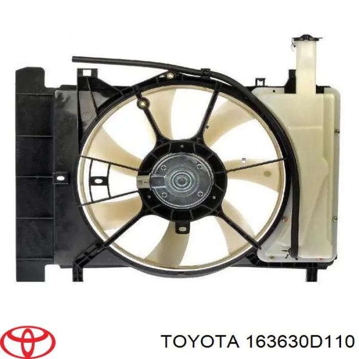 1680003550 Toyota Silniczek wentylatora układu chłodzenia lewy