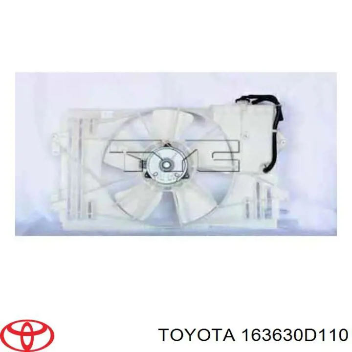 Do koszyka 1680003550 Toyota Silniczek wentylatora układu chłodzenia lewy