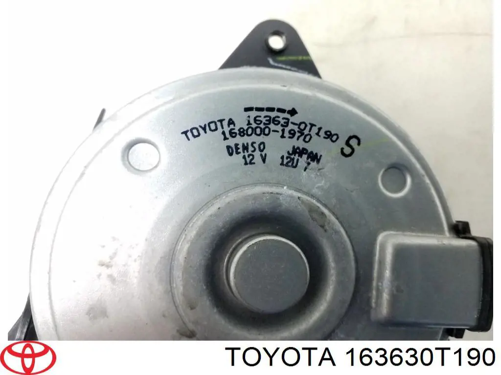 Silniczek wentylatora układu chłodzenia lewy Toyota 163630T190 cena, od 154,93 USD