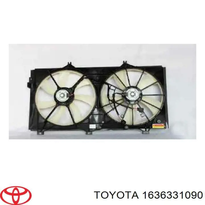 Silniczek wentylatora układu chłodzenia prawy Toyota 1636331090 cena, od 205,56 USD
