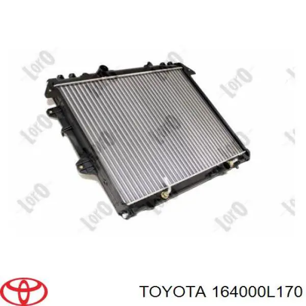 Chłodnica silnika Toyota 164000L170 cena, od 145,45 USD
