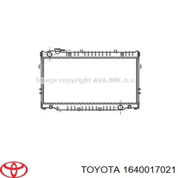 1640017021 Toyota Chłodnica silnika