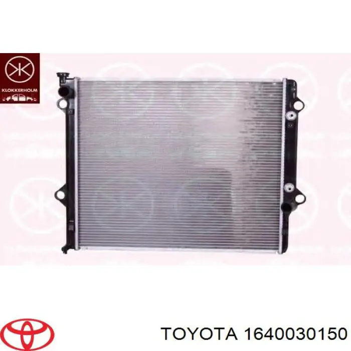 Chłodnica silnika Toyota 1640030152 cena, od 231,55 USD