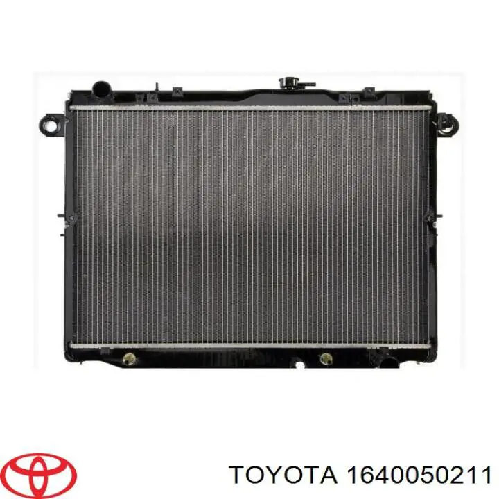 Do koszyka 1640050211 Toyota Chłodnica silnika