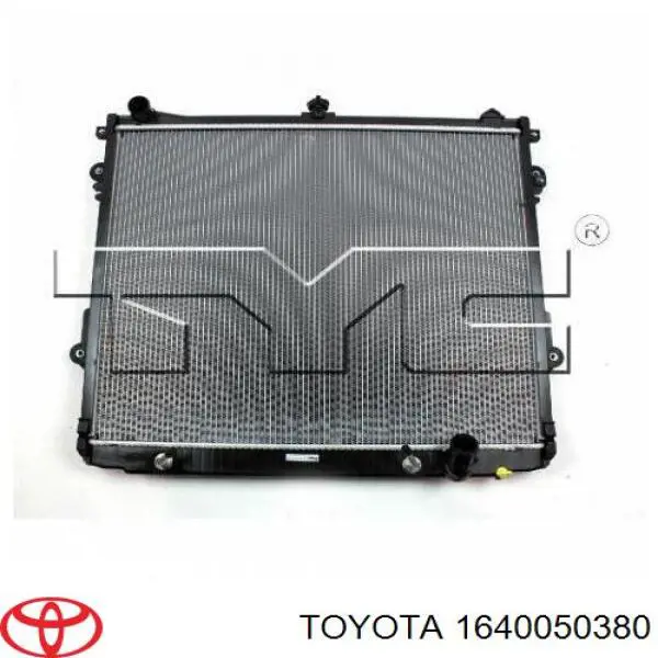 Do koszyka 1640050380 Toyota Chłodnica silnika