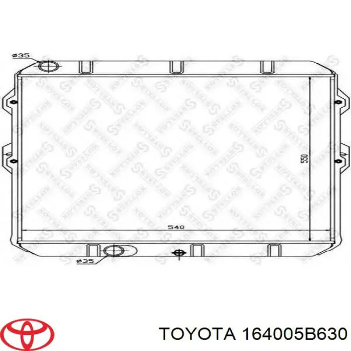 Chłodnica silnika 164005B620 Toyota