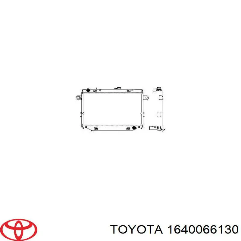 1640066130 Toyota Chłodnica silnika