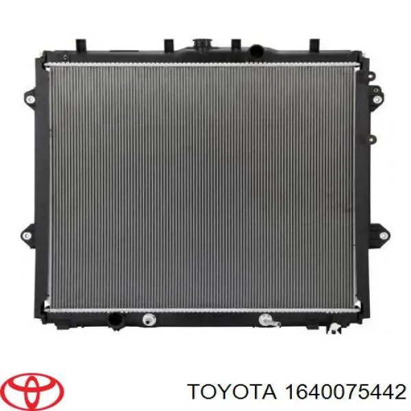 Chłodnica silnika Toyota 1640075442 cena, od 150,20 USD