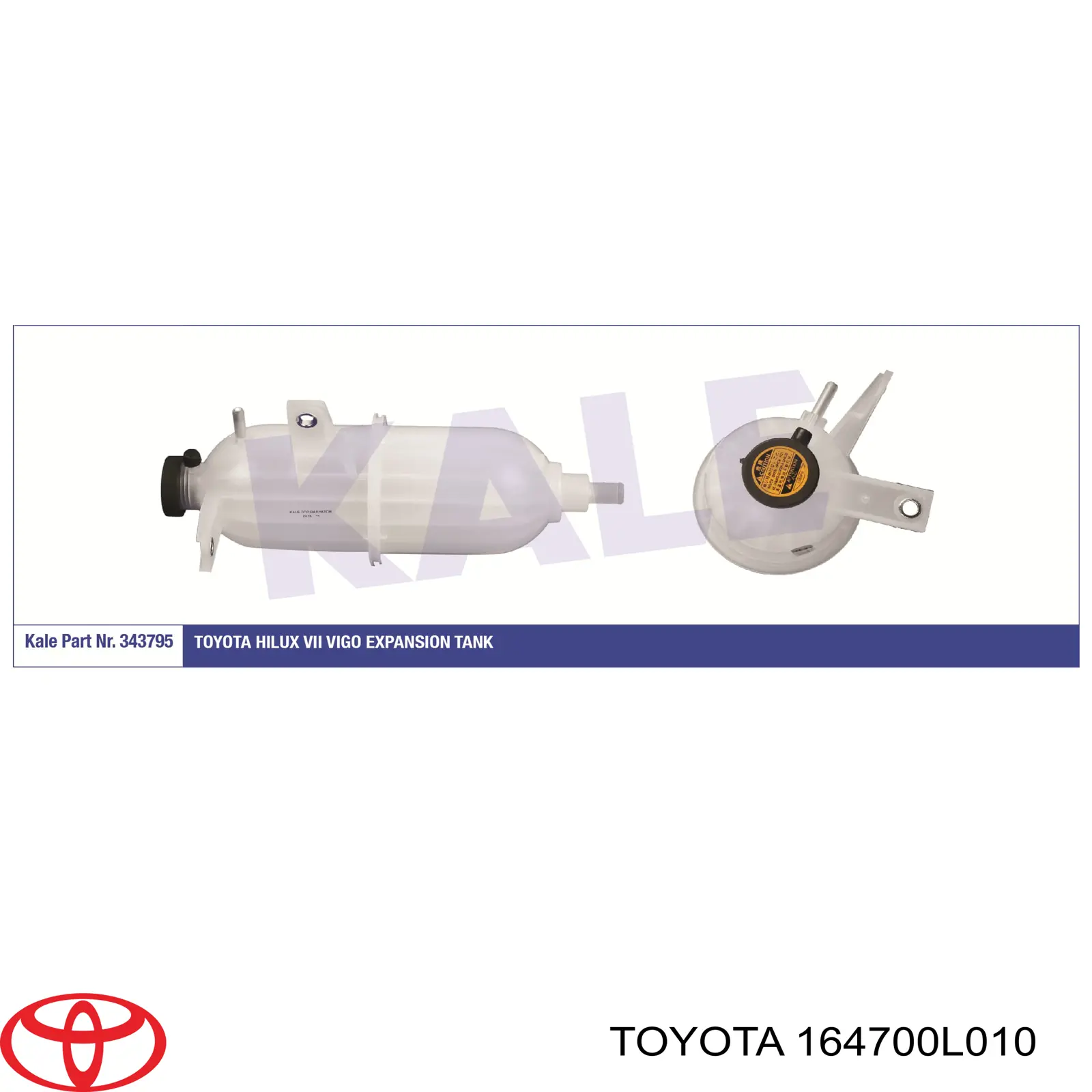 Zbiorniczek wyrównawczy układu chłodzenia Toyota 164700L010 cena, od 39,18 USD