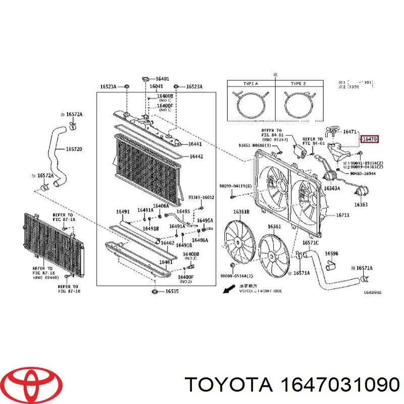 Zbiorniczek wyrównawczy układu chłodzenia do Toyota Highlander I HYBRID U2