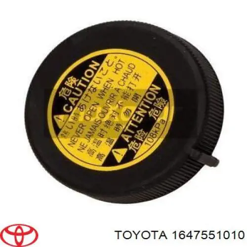 1647551010 Toyota Pokrywa (korek) zbiornika wyrównawczego