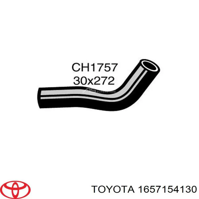 Przewód (króciec) chłodnicy górny Toyota Hilux ulec poprawie (N) (1983 - 2005) cena, od 73,29 USD