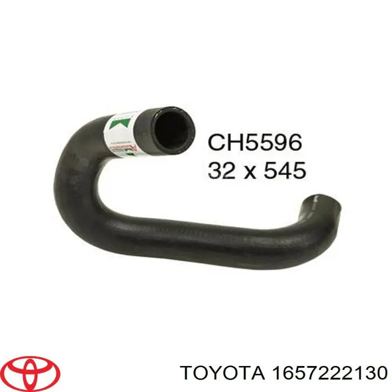 1657222130 Toyota Przewód (króciec) chłodnicy górny