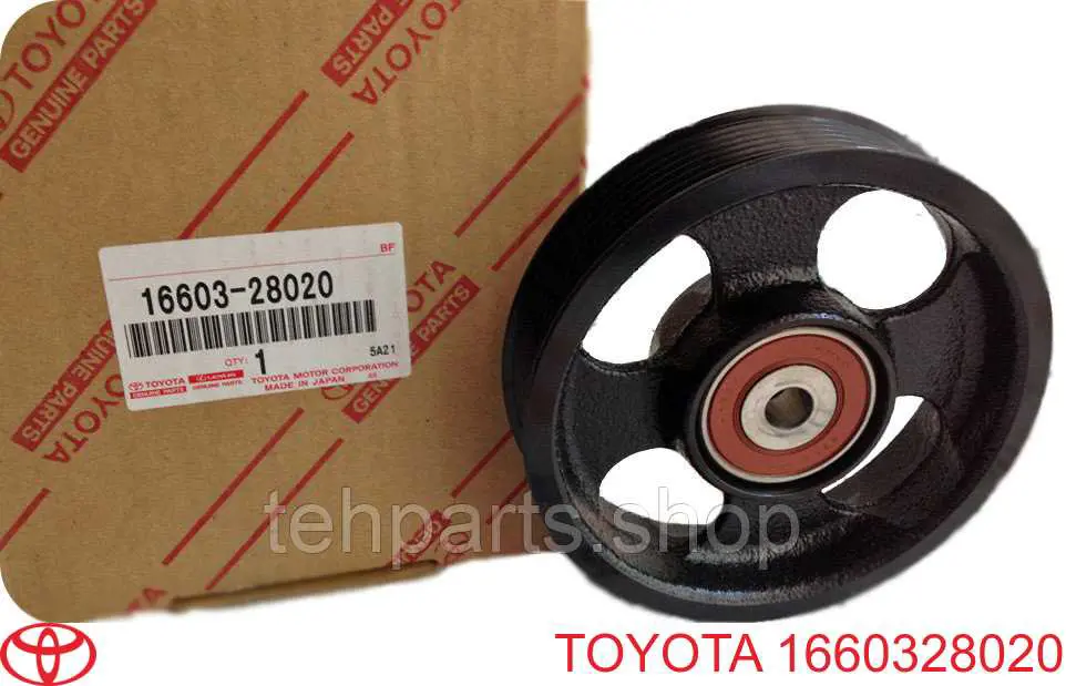 Rolka prowadząca, kierunkowa paska napędowego Toyota 1660328020 cena, od 72,54 USD