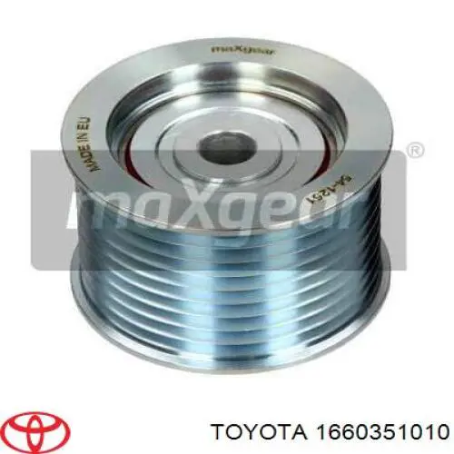Rolka prowadząca, kierunkowa paska napędowego Toyota 1660351010 cena, od 38,84 USD