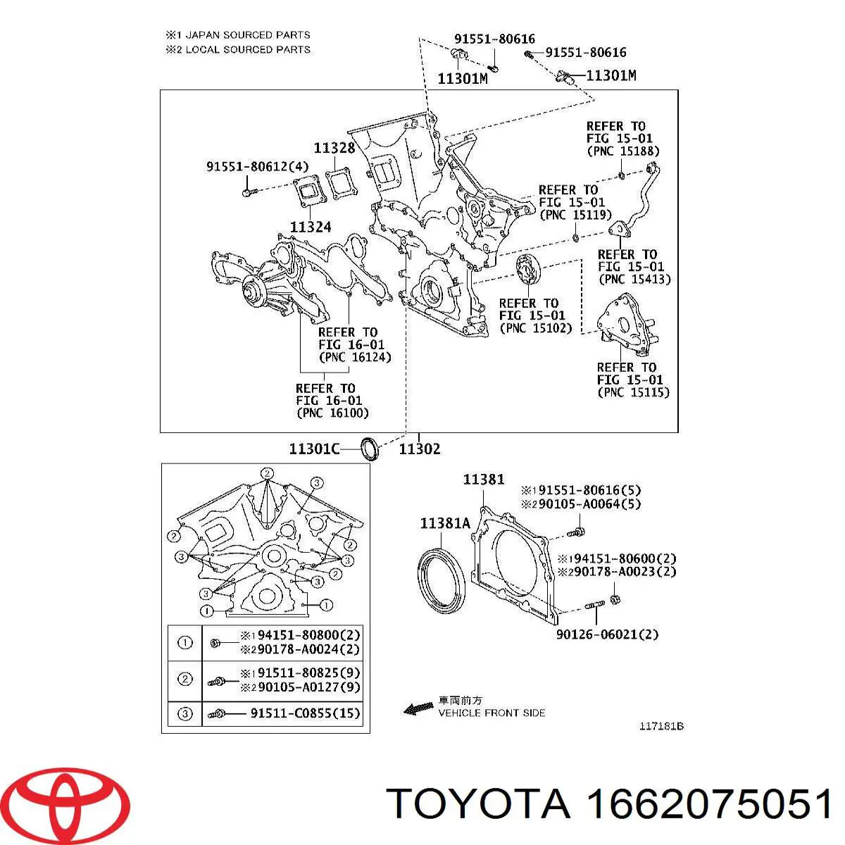 1662075051 Toyota Napinacz paska napędowego