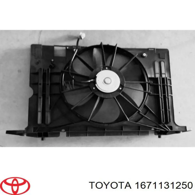 Do koszyka 1671131250 Toyota Dyfuzor chłodnicy