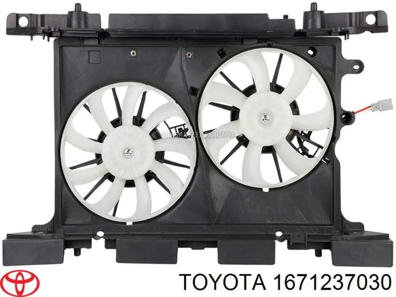 Kierownica powietrza/deflektor chłodnicy górna Toyota 1671237030 cena, od 29,53 USD
