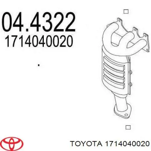 Do koszyka BM91558H BM Catalysts Konwerter-katalizator