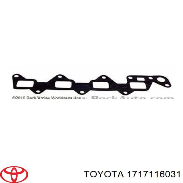 Uszczelka kolektora ssącego Toyota 1717116031 cena, od 7,95 USD