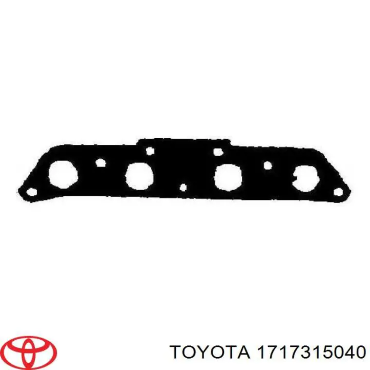 Do koszyka 1717315040 Toyota Uszczelka kolektora wydechowego
