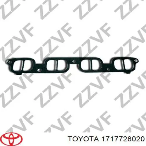 1717728020 Toyota Uszczelka kolektora ssącego dolna