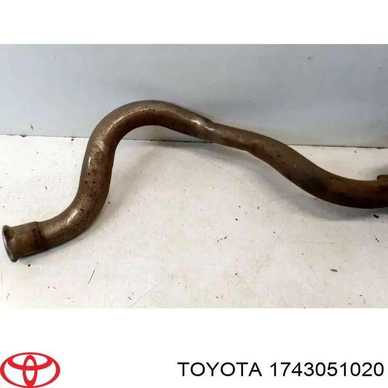 Tłumik, tylna część Toyota 1743051010 cena, od 679,31 USD