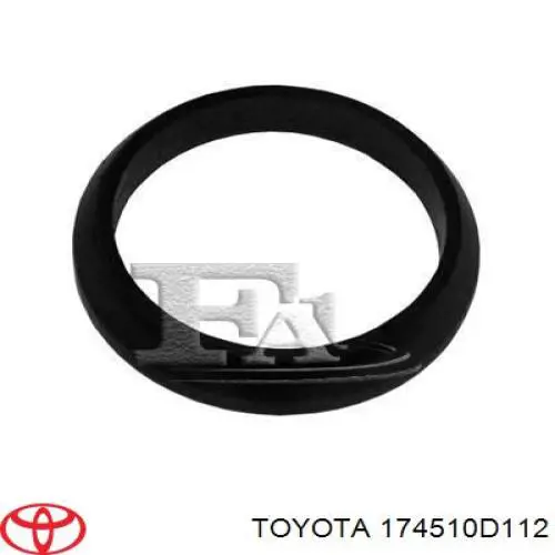 Uszczelka tłumika montażowa Toyota 174510D112 cena, od 22,02 USD