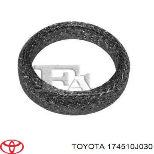 Uszczelka rury odbiornika tłumika Toyota 174510J030 cena, od 4,99 USD