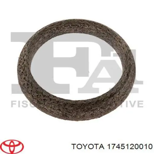 Pierścień kolektora wydechowego Toyota 1745120010 cena, od 7,66 USD