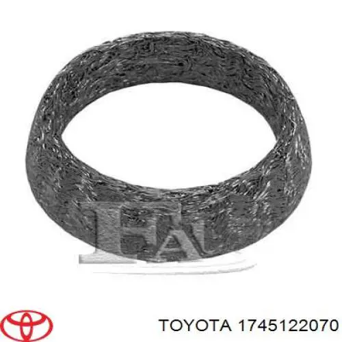 Do koszyka 1745122070 Toyota Pierścień kolektora wydechowego